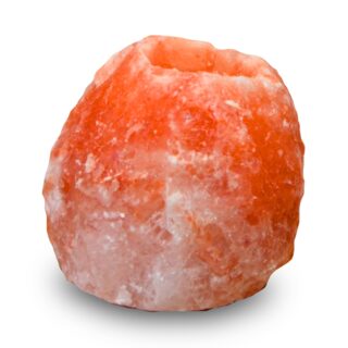 Bougeoir en Cristal de Sel Himalaya Rock 500g