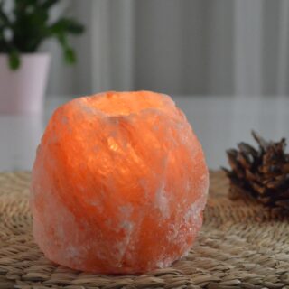 Bougeoir en Cristal de Sel Himalaya Rock 500g – Image 7