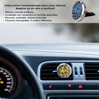Diffuseur Voiture Clip’Arôme – Be Happy