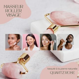 Masseur Visage en Quartz Rose – Image 8
