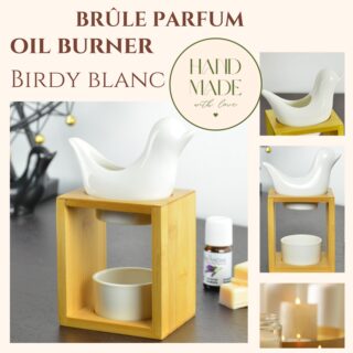 Brûle Parfum Série Naturéa – Birdy Blanc
