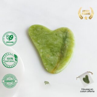 Set Masque Yeux ThermoConfort et GuaSha Jade Vert + Housse – Image 14
