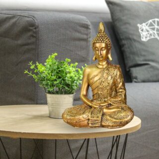 Statue Bouddha Doré Sanci – Image 7