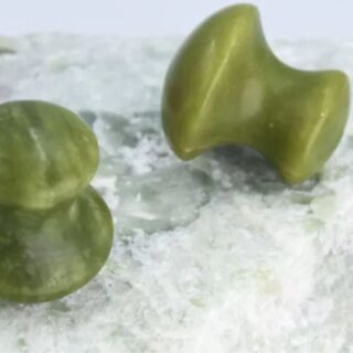 Champi GuaSha en Jade Vert – Image 11