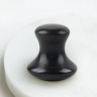 Champi GuaSha en Serpentine Noire – Image 11