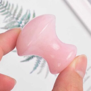 Champi GuaSha en Quartz rose – Image 10