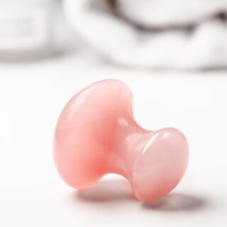 Champi GuaSha en Quartz rose – Image 11
