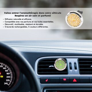 Diffuseur Voiture Clip’Arôme – Labyrinthe