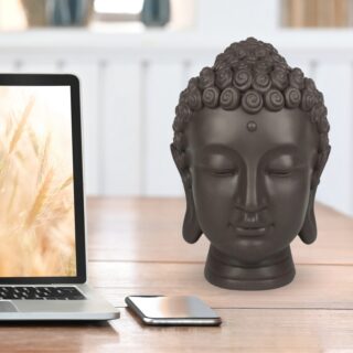 Statue Tête Bouddha H 20cm – Image 9