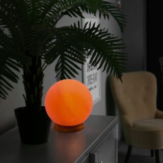 Lampe Moon en Sel d'Himalaya 1,9 kg – Image 7