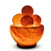 Lampe avec 4 boules de massage en Sel d'Himalaya 2 kg