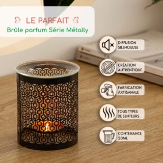 Brûle parfum Série Métally – Le Parfait
