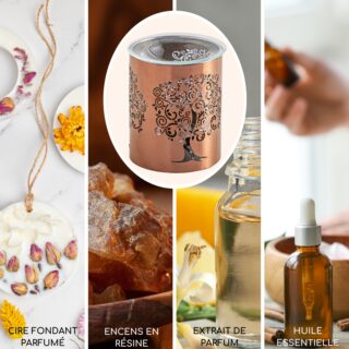 Brûle parfum Série Métally – Arbre Sacré