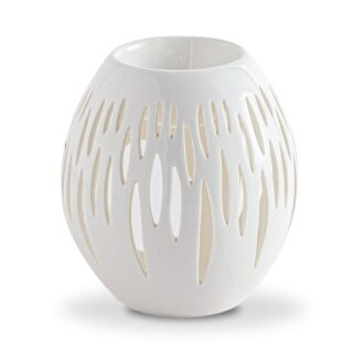 Brûle parfum Série Céramy Ovali Blanc