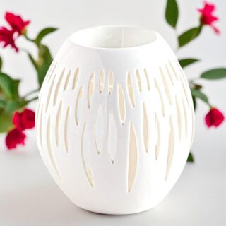 Brûle parfum Série Céramy Ovali Blanc – Image 9