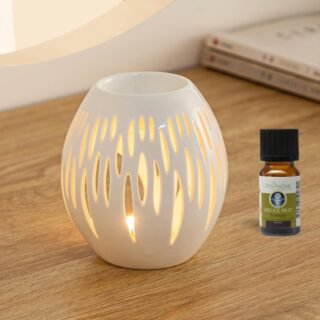 Brûle parfum Série Céramy Ovali Blanc – Image 10