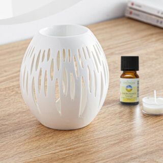 Brûle parfum Série Céramy Ovali Blanc – Image 11