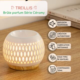 Brûle parfum Série Céramy – Treillis