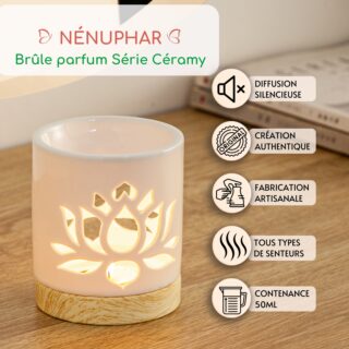 Brûle parfum Série Céramy – Nénuphar