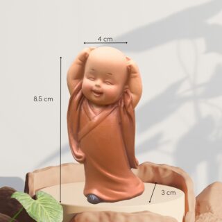 Statue Bébé Bonze Petit Farceur