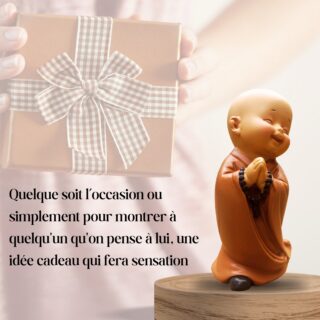 Statue Bébé Bonze avec Chapelets