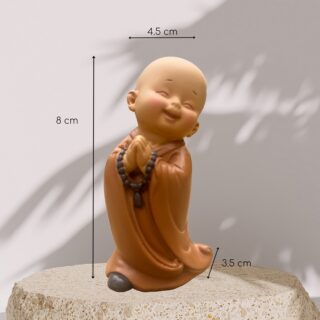 Statue Bébé Bonze avec Chapelets