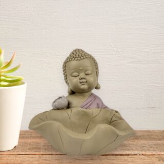 Statue Bouddha devant lotus – Image 8