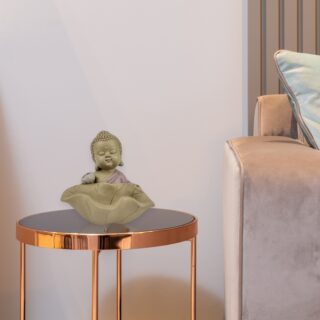 Statue Bouddha devant lotus – Image 9