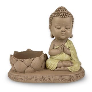 Statue Bougeoir Bouddha en Méditation