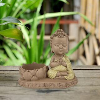 Statue Bougeoir Bouddha en Méditation – Image 6