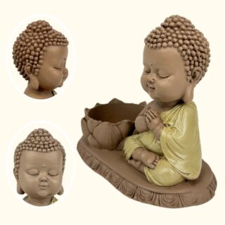 Statue Bougeoir Bouddha en Méditation – Image 10
