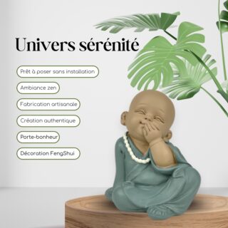 Statue Bonze Mytique Silence