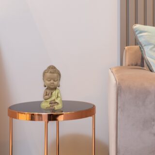 Statuette Bouddha Toge Jaune – Image 9
