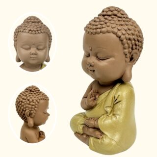 Statuette Bouddha Toge Jaune – Image 10