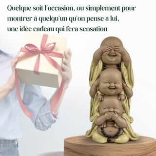 Statue Rieur Superposé