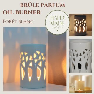 Brûle Parfum Céramique – Forêt Blanc