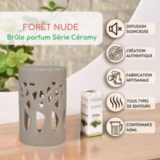 Brûle Parfum Céramique – Forêt Nude