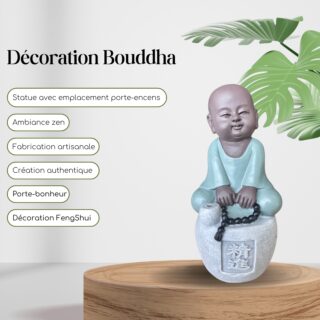 Statue Bouddha Porte-Encens Progression