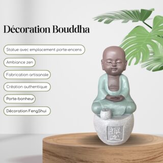 Statue Bouddha Porte-Encens Dhyana