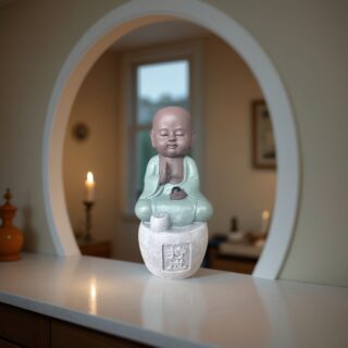 Statue Bouddha Porte-Encens Persévérance – Image 11