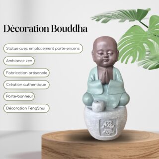 Statue Bouddha Porte-Encens Tolérence