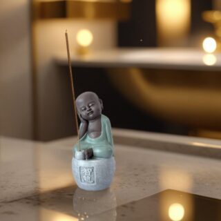 Statue Bouddha Porte-Encens Intelligence – Image 7