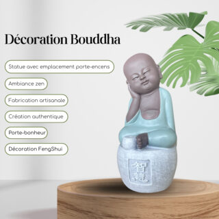 Statue Bouddha Porte-Encens Intelligence