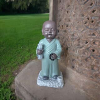 Statue Bouddha Porte-Encens Tripitaka – Image 10