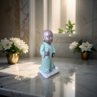 Statue Bouddha Porte-Encens Tripitaka – Image 13