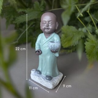 Statue Bouddha Porte-Encens Aumone