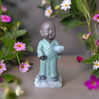 Statue Bouddha Porte-Encens Aumone