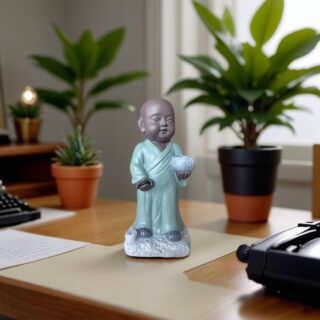 Statue Bouddha Porte-Encens Aumone – Image 13
