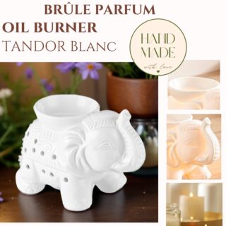 Brûle parfum Série Céramy – Tandor Blanc