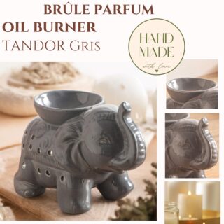 Brûle parfum Série Céramy – Tandor Gris